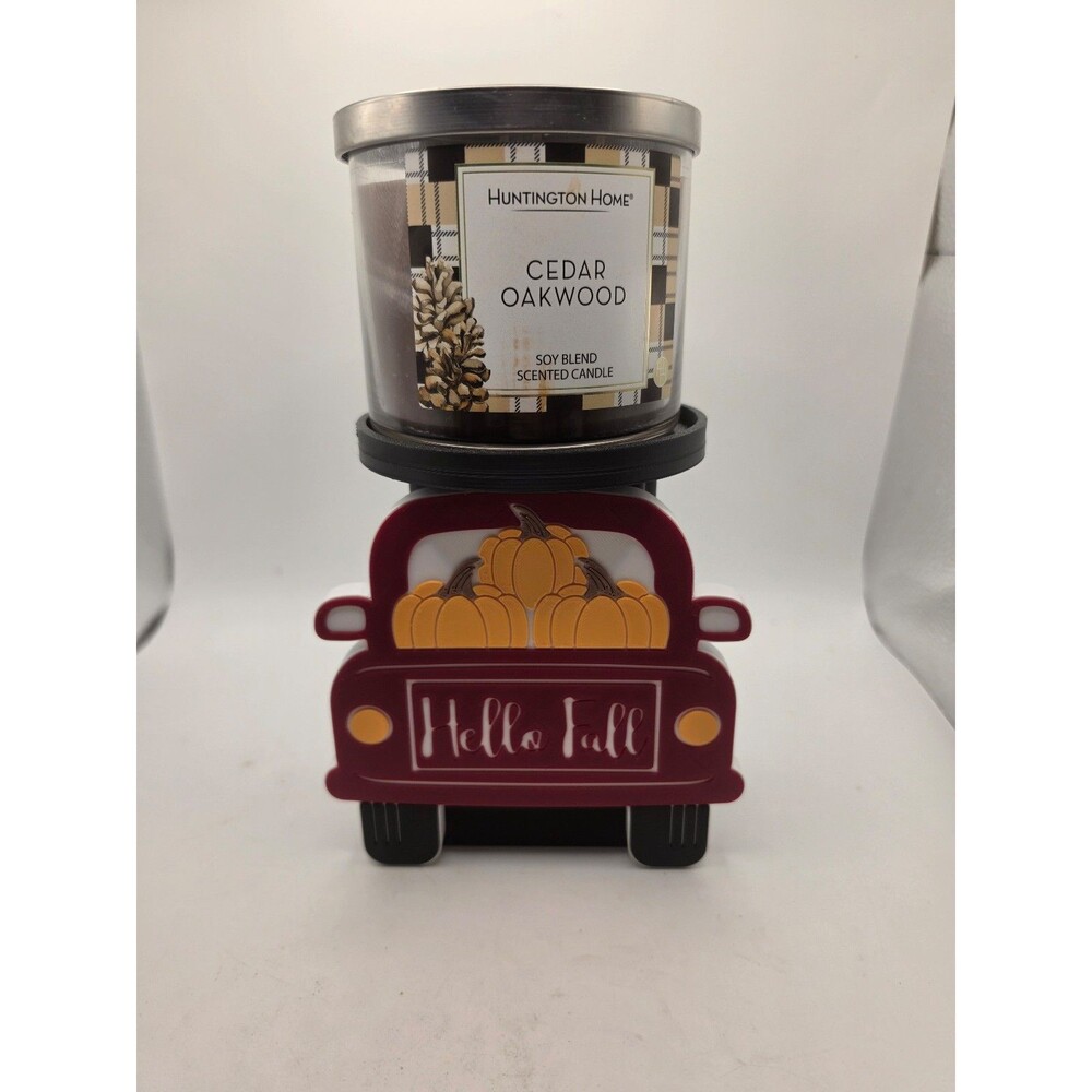 Hello Fall Truck Candle & Soap Holder 3D Printed 2-in-1 w/ Candle
